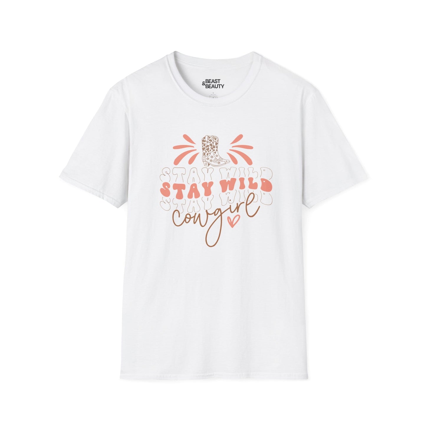 stay wild cowgirl t-shirt white t-shirt cowgirl gift idea