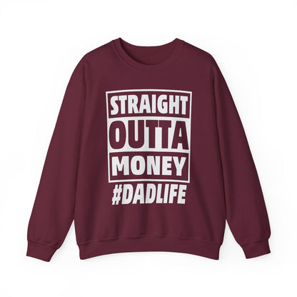 navy sweatshirt with straight outta whiskey funny whiskey lover design