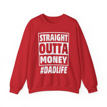 forest green sweatshirt with straight outta whiskey funny drink design