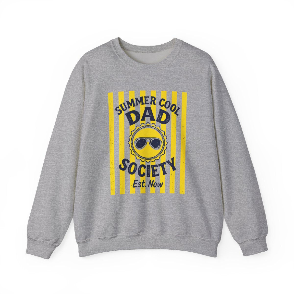 sand sweatshirt with Cool Dad Society graphic print for dad gift