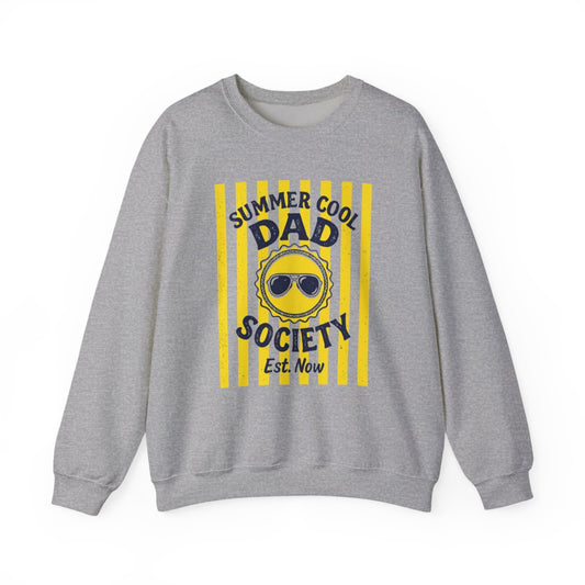 sand sweatshirt with Cool Dad Society graphic print for dad gift