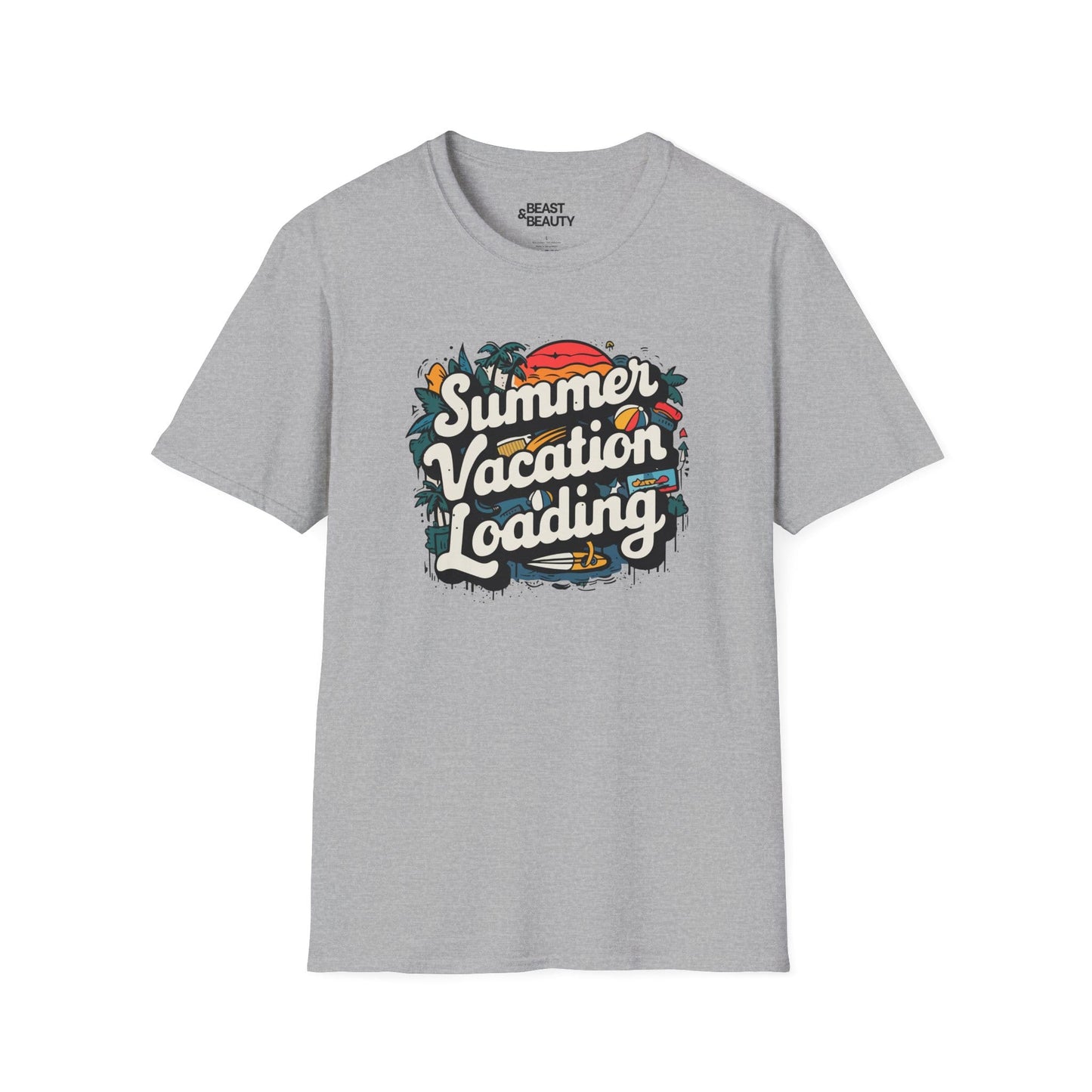 summer holiday loading t-shirt summer vacation loading t-shirt cat lover gift idea image 4