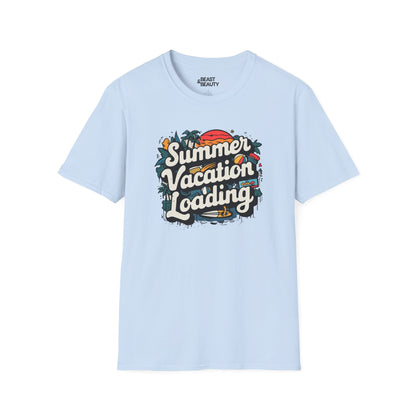 summer holiday loading t-shirt summer vacation loading t-shirt cat lover gift idea image 2