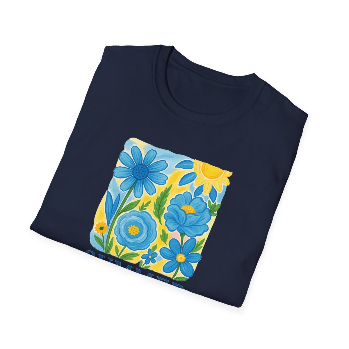 Summer Vibes Floral T-Shirt - funny t-shirt by Cheeky Business