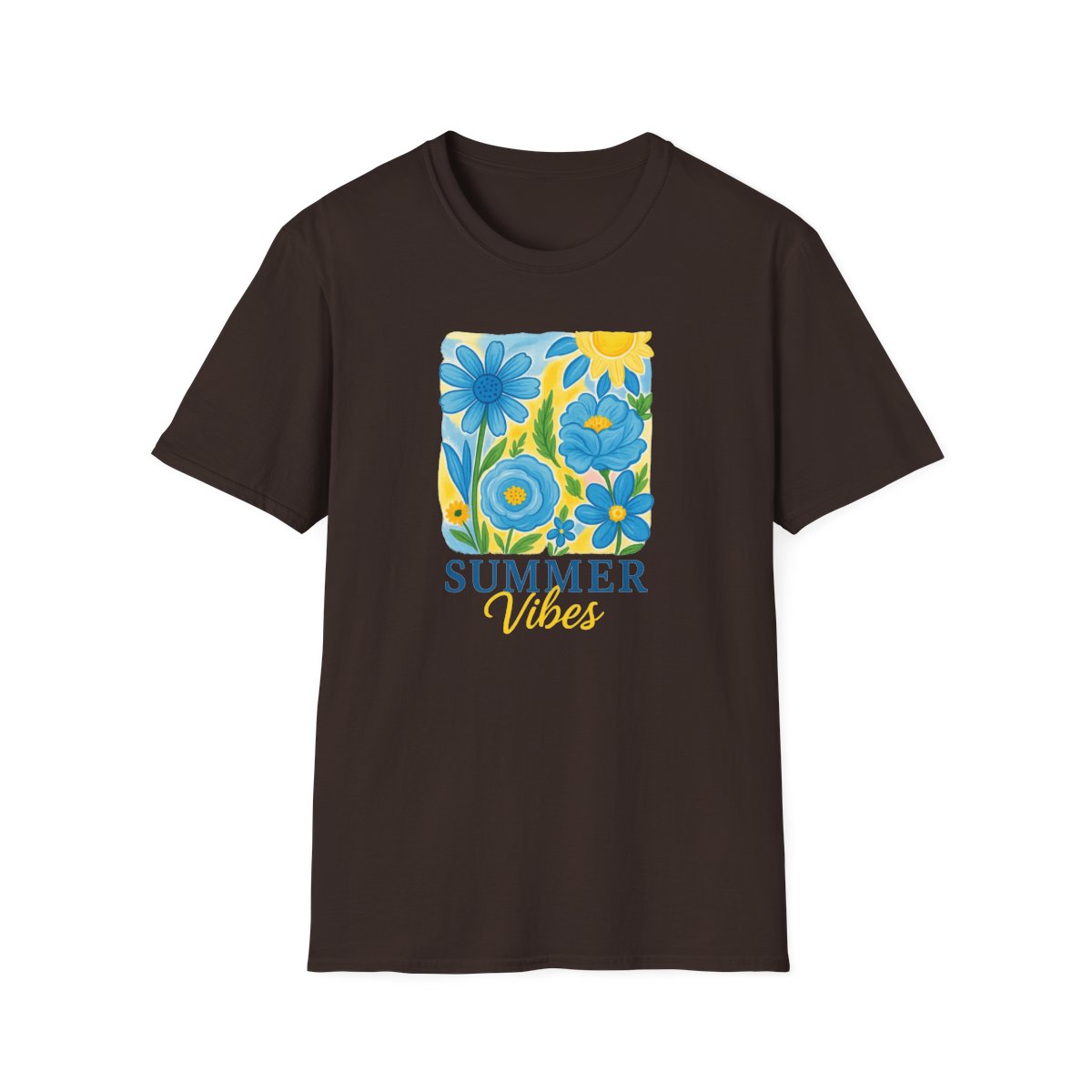 Summer Vibes Floral T-Shirt - funny t-shirt by Cheeky Business