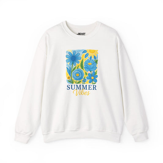 summer vibes sweatshirt white sweatshirt gift gift idea