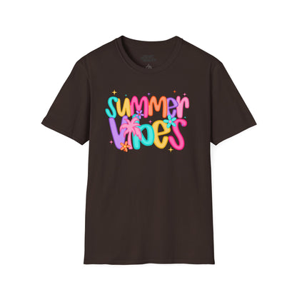 summer vibes t-shirt dark chocolate t-shirt gift gift idea