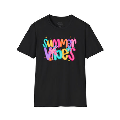 summer vibes t-shirt black t-shirt gift gift idea