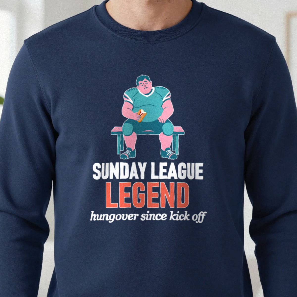 Sunday League Legend Hungover Since Kick Off Funny Sunday League Football T-Shirt & Sweatshirt in another colour