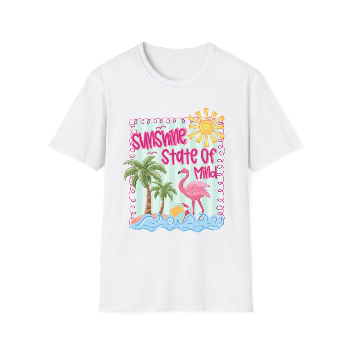 Sunshine State of Mind T-Shirt - funny t-shirt by Cheeky Business