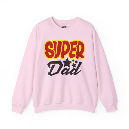 super dad sweatshirt light pink sweatshirt Father's Day gift idea