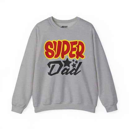 super dad sweatshirt sport grey sweatshirt Father's Day gift idea
