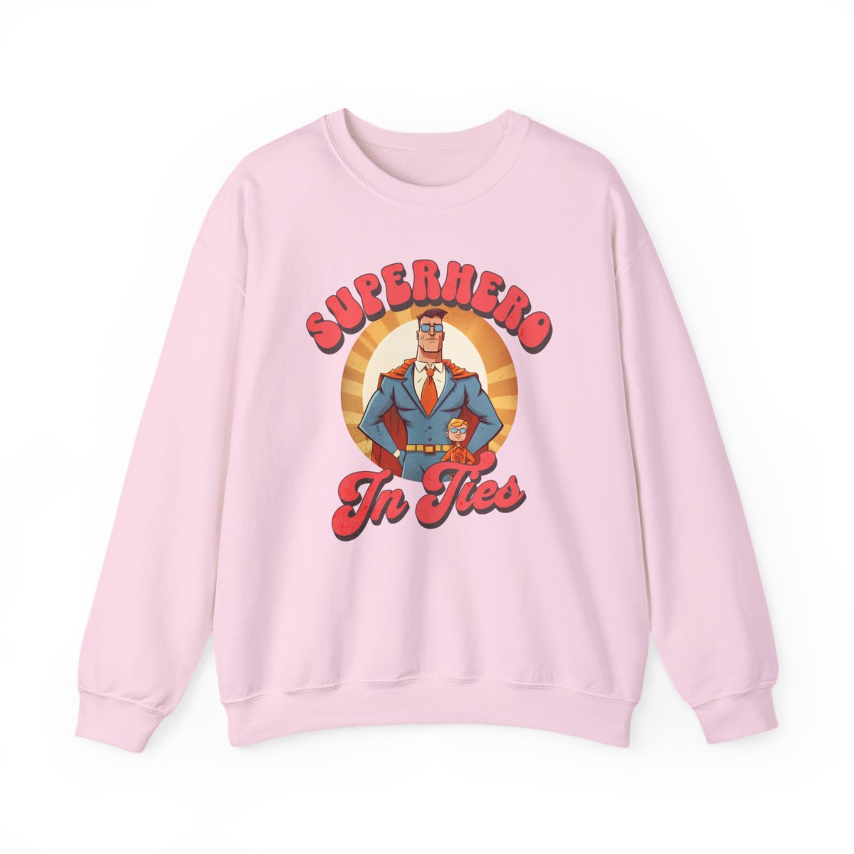 Superhero In Ties Sweatshirt - funny sweatshirt by Cheeky Business