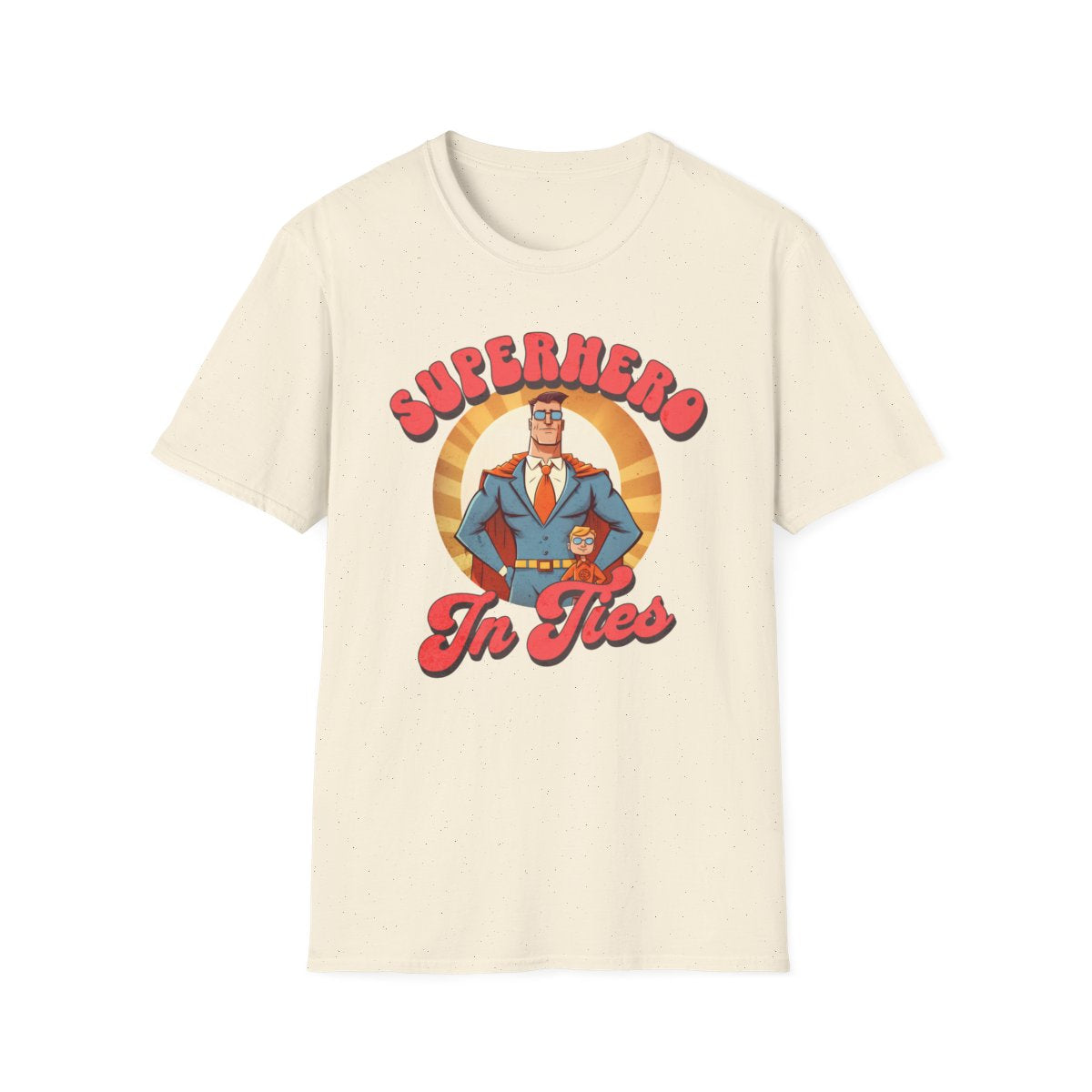 Superhero In Ties T-Shirt - funny t-shirt by Cheeky Business
