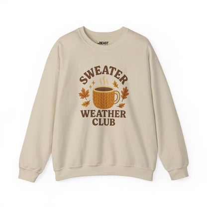 sweater weather club sweatshirt sand sweatshirt gift gift idea
