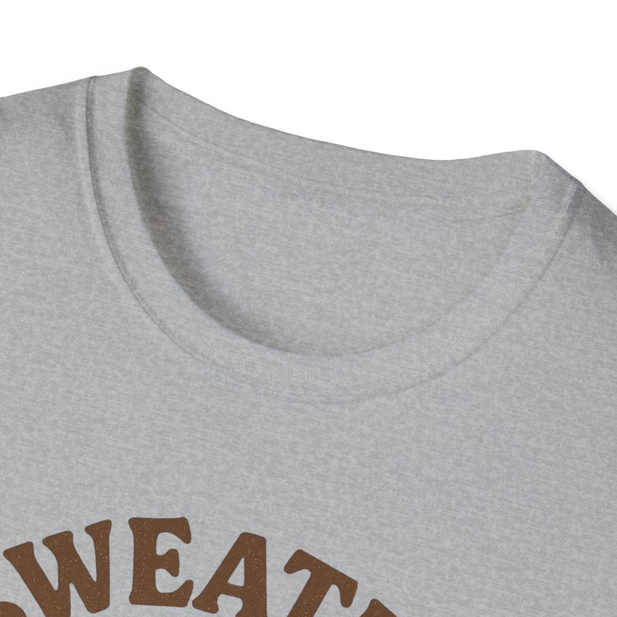 light blue sweater weather club t-shirt worn with cozy autumn styling