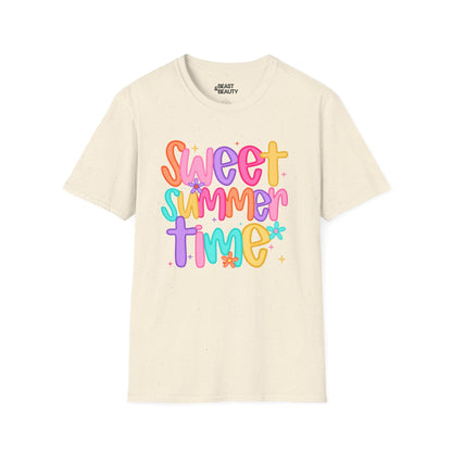 sweet summer time t-shirt natural t-shirt gift gift idea