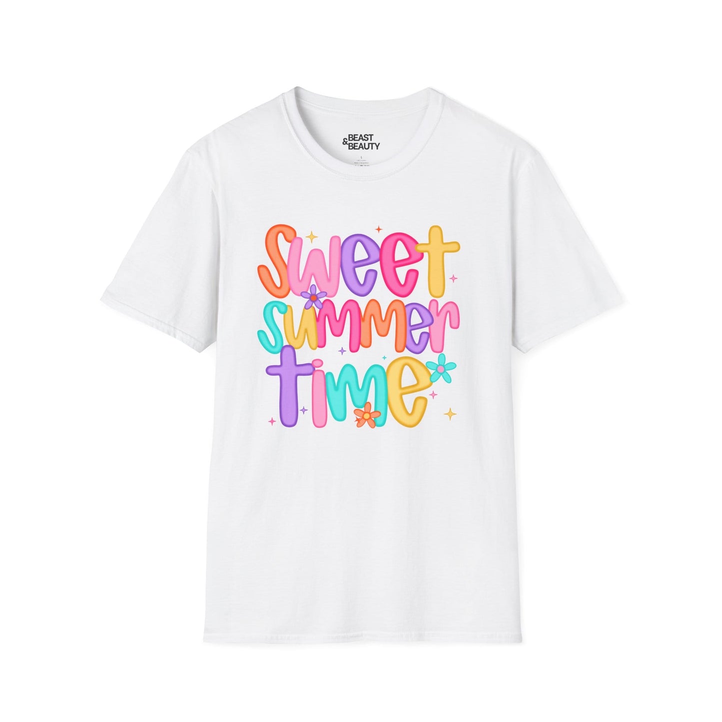 sweet summer time t-shirt white t-shirt gift gift idea