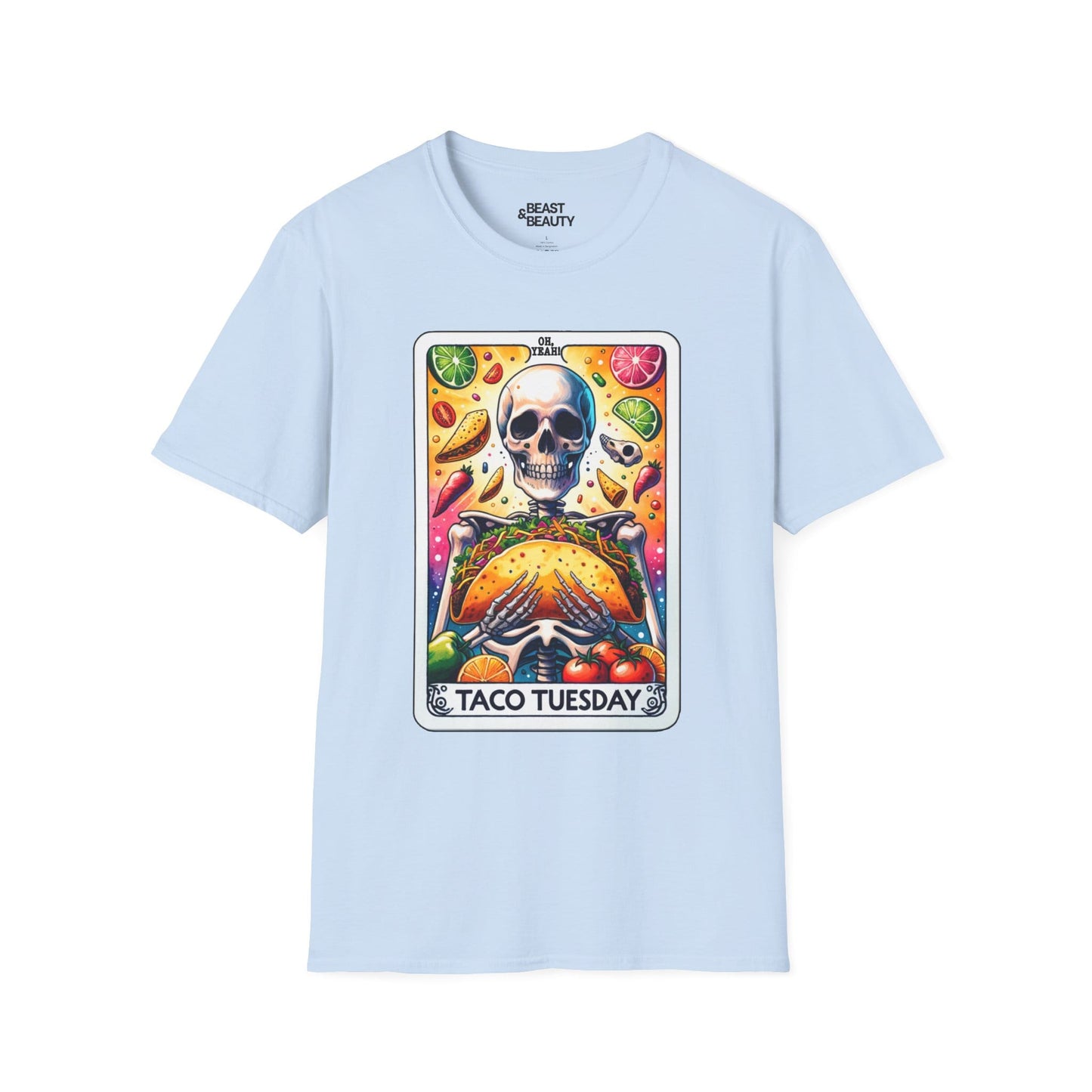 taco tuesday tarot graphic t-shirt t-shirt fifth colour product image