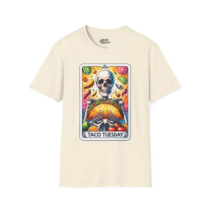 taco tuesday tarot graphic t-shirt t-shirt fourth colour product image