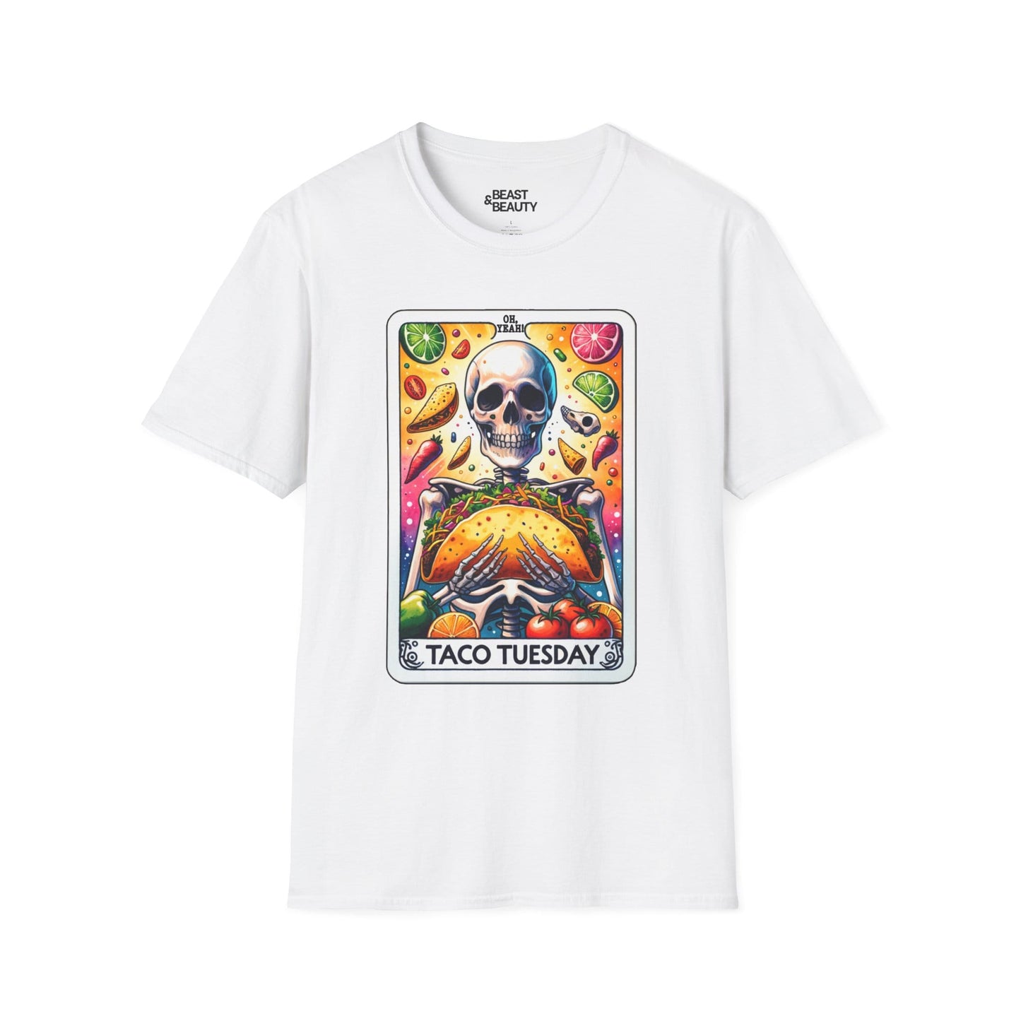 taco tuesday tarot graphic t-shirt t-shirt third colour product image