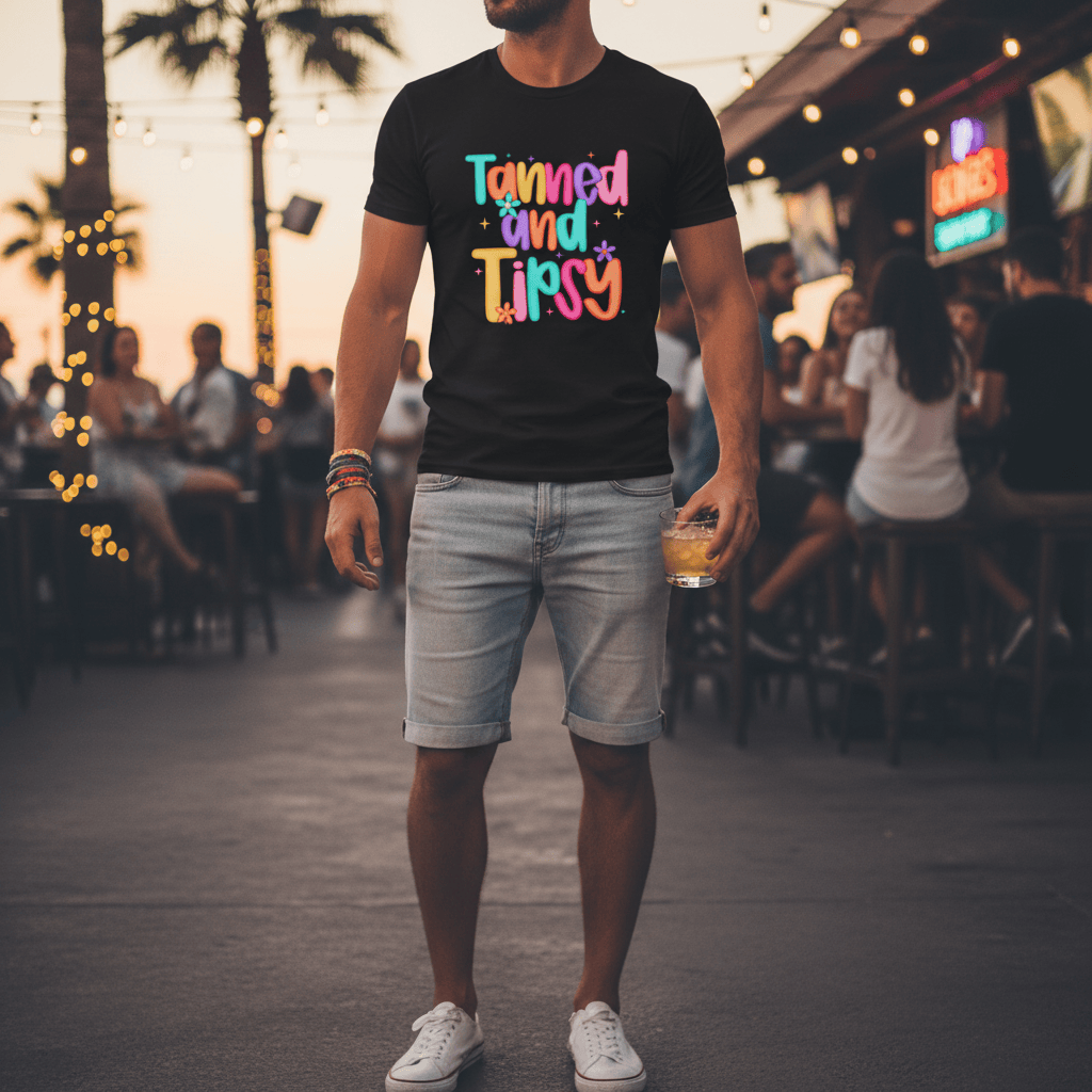 Tanned and Tipsy T-Shirt t-shirt product image 9 from Beast and Beauty