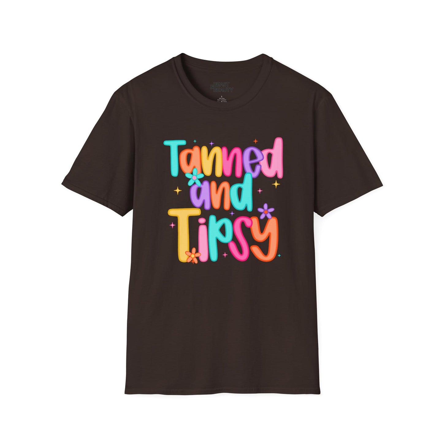 Tanned and Tipsy T-Shirt t-shirt product image 5 from Beast and Beauty