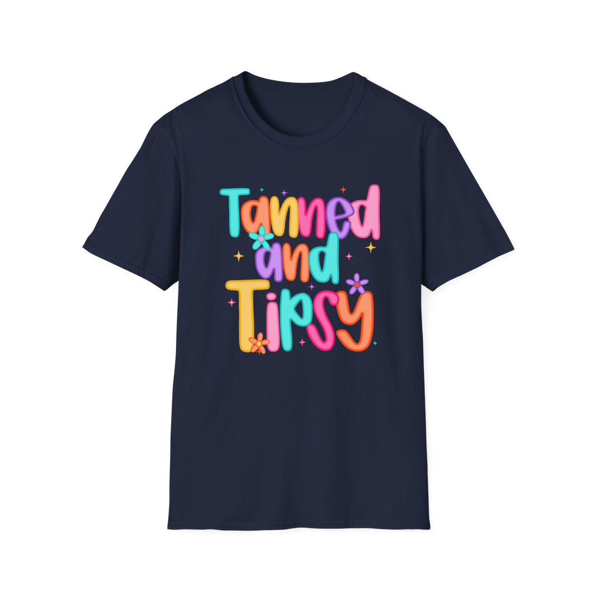 Tanned and Tipsy T-Shirt - funny t-shirt by Cheeky Business
