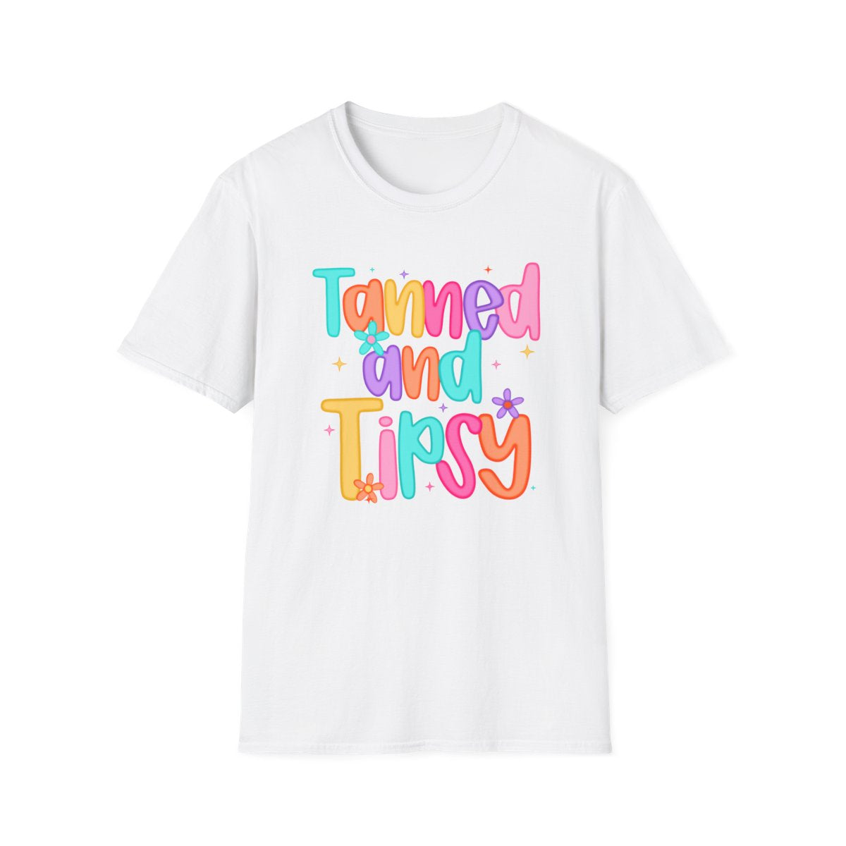 Tanned and Tipsy T-Shirt - funny t-shirt by Cheeky Business