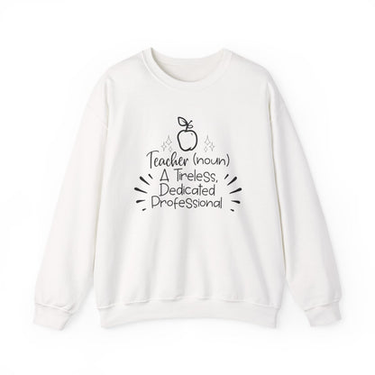 sand sweatshirt with definition slogan for teacher gift