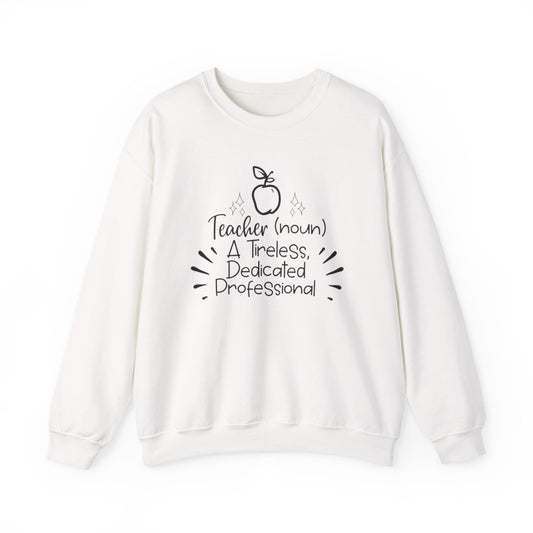sand sweatshirt with definition slogan for teacher gift