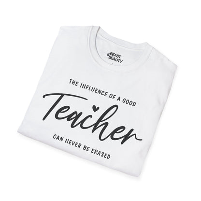 teacher influence inspirational t-shirt t-shirt fifth colour product image