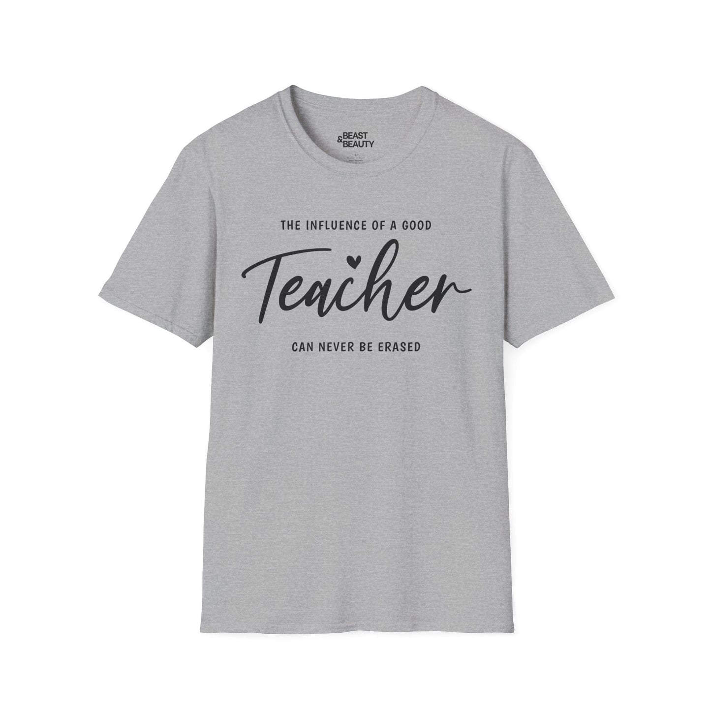 teacher influence inspirational t-shirt t-shirt second colour product image