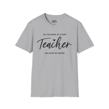 teacher influence inspirational t-shirt t-shirt second colour product image