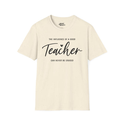 teacher influence inspirational t-shirt t-shirt alternate colour product image