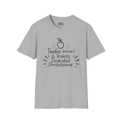 Teacher Noun T-Shirt t-shirt product image 3 from Beast and Beauty
