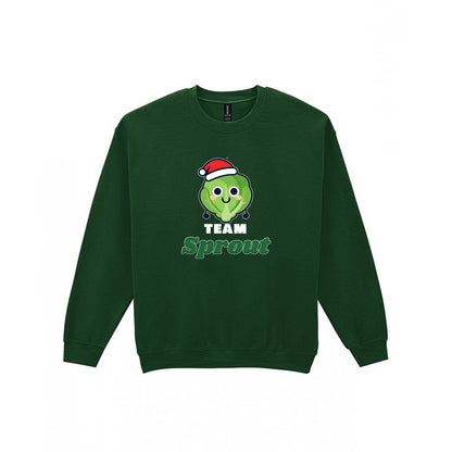 Team Sprout Christmas Jumper & T-Shirt Sweatshirt in Forest Green