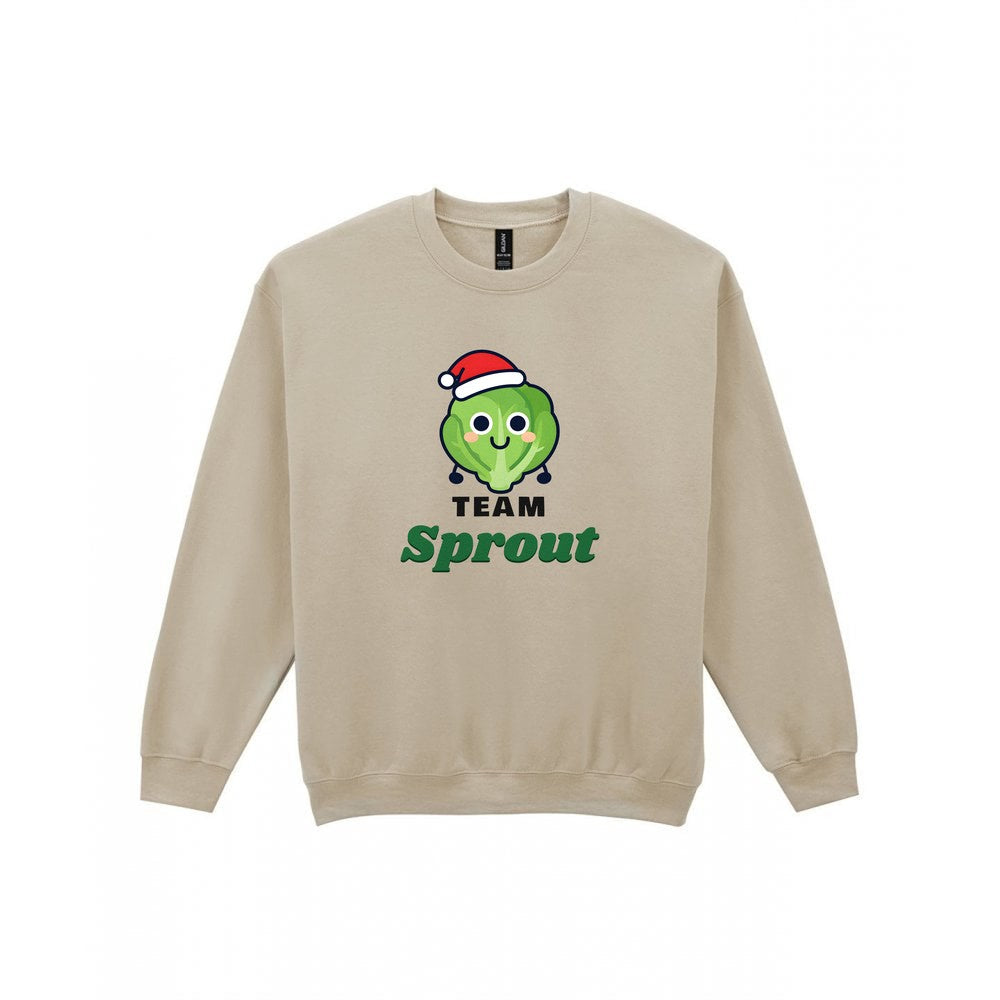 Team Sprout Christmas Jumper & T-Shirt Sweatshirt in Sand