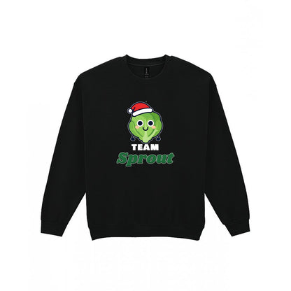 Team Sprout Christmas Jumper & T-Shirt Sweatshirt in Black