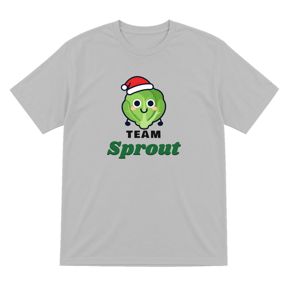 Team Sprout Christmas Jumper & T-Shirt T-Shirt in Sport Grey