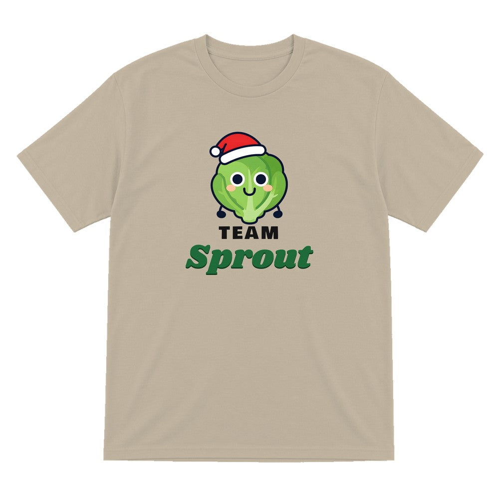 Team Sprout Christmas Jumper & T-Shirt T-Shirt in Sand