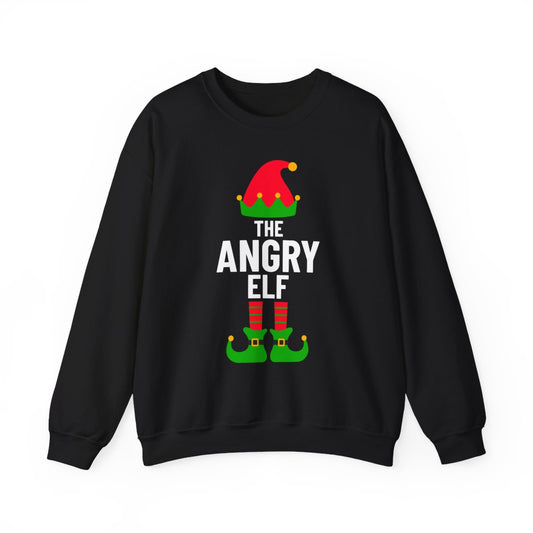The Angry Elf Christmas Sweatshirt