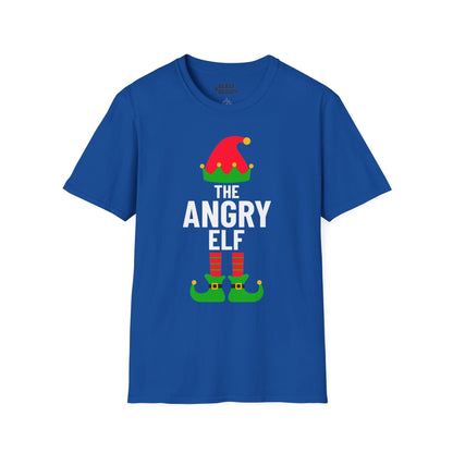 the angry elf christmas t-shirt royal t-shirt Christmas gift idea