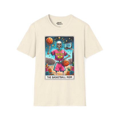 the basketball mom tarot graphic t-shirt t-shirt front product image