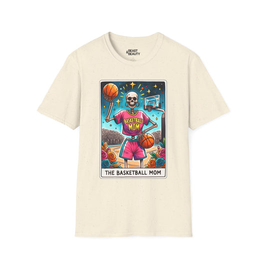 the basketball mom tarot graphic t-shirt t-shirt front product image