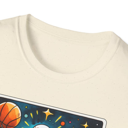 size and colour options for basketball mom tarot graphic t-shirt