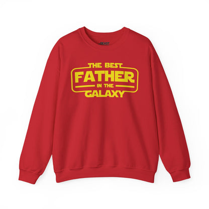 the best father in the galaxy sweatshirt red sweatshirt Father's Day gift idea
