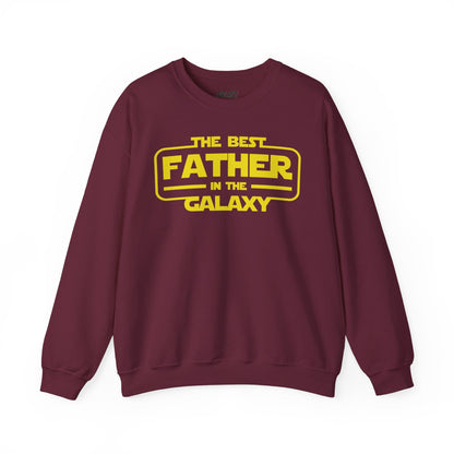 the best father in the galaxy sweatshirt maroon sweatshirt Father's Day gift idea