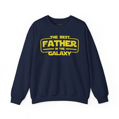the best father in the galaxy sweatshirt navy sweatshirt Father's Day gift idea