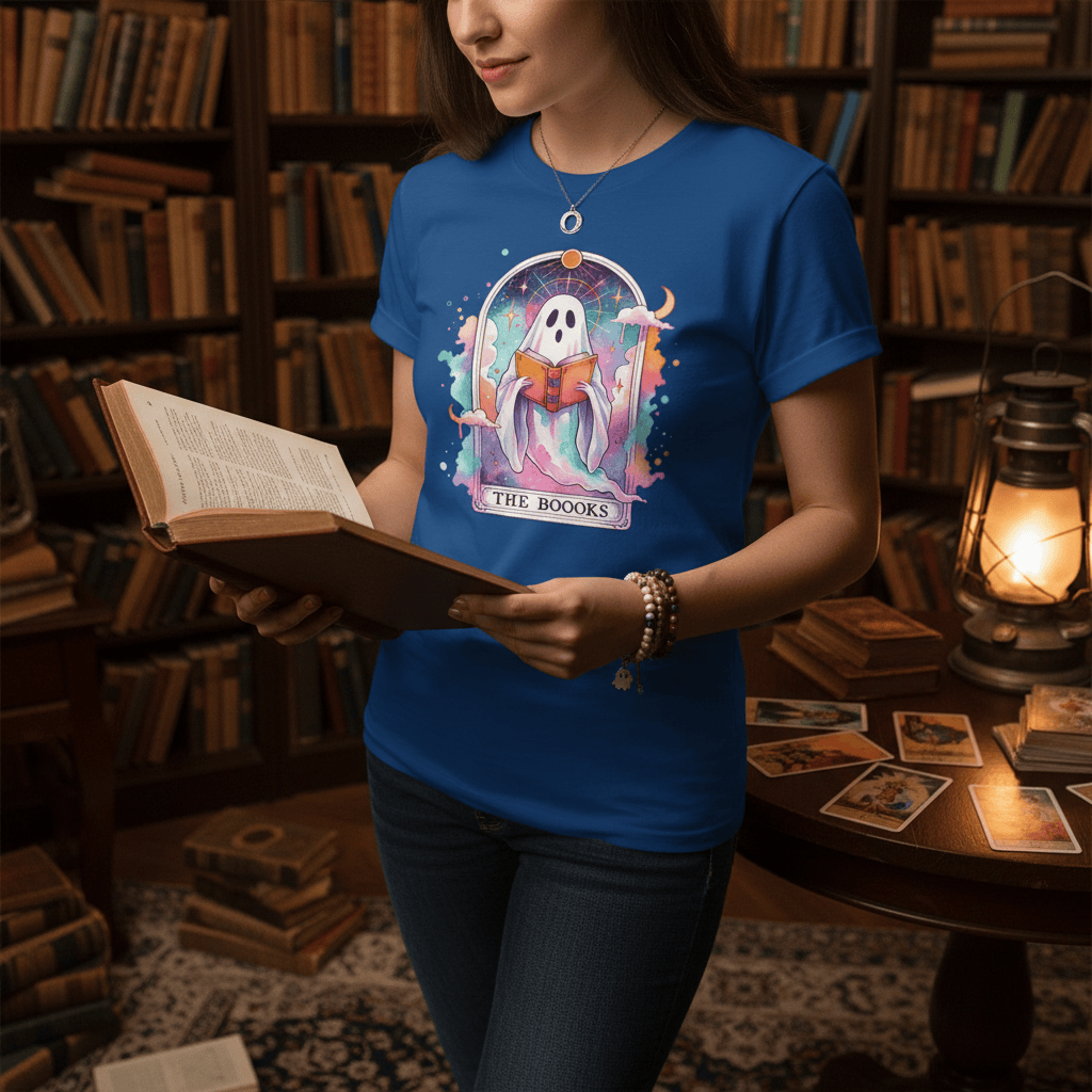 the books ghost tarot t-shirt t-shirt tenth colour product image